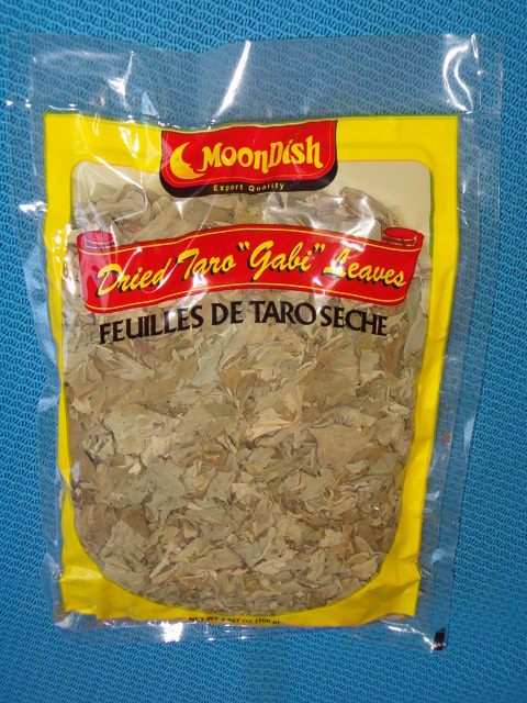 Moondish - Dried Taro (Gabi)  Leaves  for laing 100gr